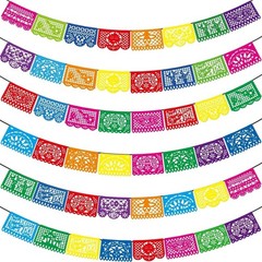 6PCS Mexican Party Banners, Cinco De Mayo Decoration Fiesta Party Decoration,…