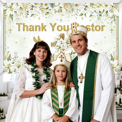 Pastor Appreciation Banner Backdrop Thank You Pastor Backdrop