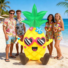 6FT Summer Inflatables Pineapple Giant Tropical Beach Hawaiian Outdoor Blow up D