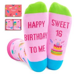 16th Birthday Gifts Ideas Socks – Sweet16 Gifts for Girls Gifts for 16 Year O…
