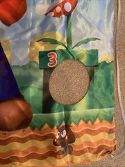 Super Mario Brothers Toss Game Target Nylon Fabric