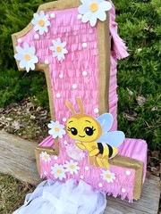 Bee Number One Piñata Birthday Party Decoration