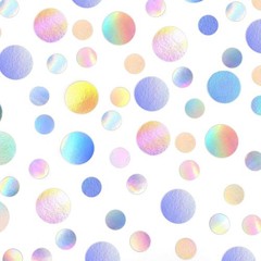 1 Box 60g Holographic Circle Confetti Iridescent Round Table Scatter 6mm 10mm