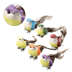 for MINI Fake Birds Artificial Feather Foam Doves Wedding Garden Decoration