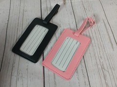 WEDDING AND BRIDAL Bride and Groom LUGGAGE TAGS (2) ~ Party Supplies Favors Love