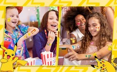 Pokemon Kids Tattoo DIY Stickers Set Pikachu Character Party Birthday Game Decor