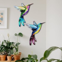 Decoration Hummingbird Bird Crafts For Garden Home Decor Metal Outdoor