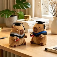 Graduation Capybara Plush Toy Soft Stuffed Animal Congrats Grad Gift