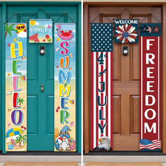 6 Pcs 4Th of July Decorations Summer Porch Banners 250Th Anniversary