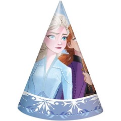 Unique Disney Frozen 2 Party Hats – 8 Pcs, multi-colored, one size