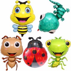 Insect Themed Balloons Ladybug, Bee, Ant, Gecko, Mantis Balloons for Parties,…
