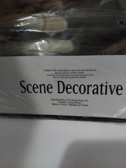 Vtg Halloween Decorations Scene Setters Coffin Creatures Giant Plastic Skeleton