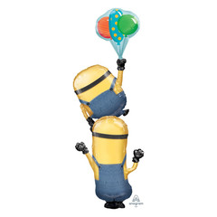 Minions Stacker Giant Foil Balloon – 31” x 75” Tall | Over 6 Feet Tall