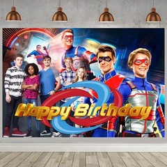 Henry Danger Birthday Decoration Backdrop Banner Backdrop Party Supplies 5x3ft