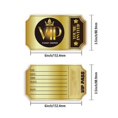 100Pcs Double Sided Writable Invitation Card Birthday Party Invites For Kids