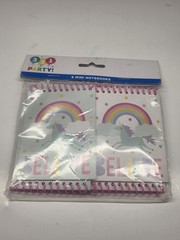 Party Favors 6 Pks Mini Notebooks Unicorn, Believe