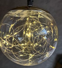 Lumineo Ball Light Decoration 40 Warm White AA Battery Operated LEDs 15cm (5.9”)