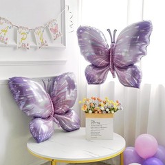 Spring Floral Butterfly Balloon Arch Kit,137Pcs Pastel Lavender Purple Yellow…