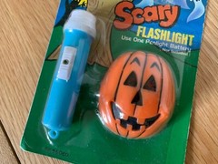 New Sealed ESCO Scary Halloween Flashlight – 1970’s -🕹️Retro Gift Idea🕹️