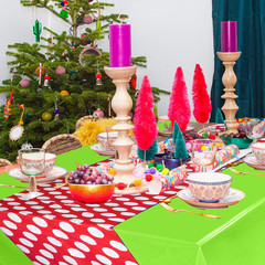 3 Pcs Mouse Theme Birthday Party Supplies Decoration Christmas Mouse Tablecloth