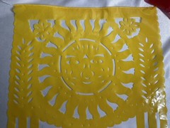 2 Pack 10 Pieces Papel Picado Plastic Papel Picado 16’ Mexican Papel Picado