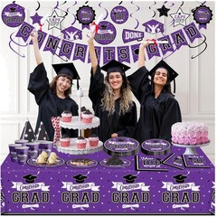 265pcs Graduation Decorations Set for 50 Guests