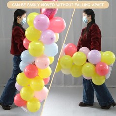 Upgraded Balloon Column Stand Kit, 7 Feet Height Adjustable Balloon Tower Pillar