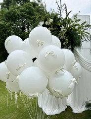 36 Inch White Balloons Giant Balloons Jumbo White Latex Balloon Extra Large …