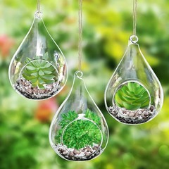QUOZUO Green Succulent 1.4″ – 2.8″ in Width, 2.4″ – 5.1″ Length,