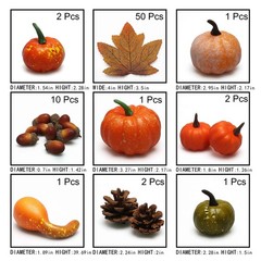 5 Pack 30Ft Artificial Fall Maple Leaf Garland Autumn Thanksgiving Decor