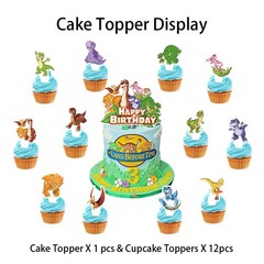 The Land Before Time Party Supplies Set Balloons Cake Toppers Banner