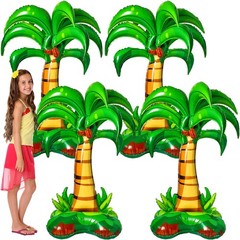 2 Pcs Inflatable Palm Trees 52 Inch Giant Blow up Palm Tree Hawaiian Party De…