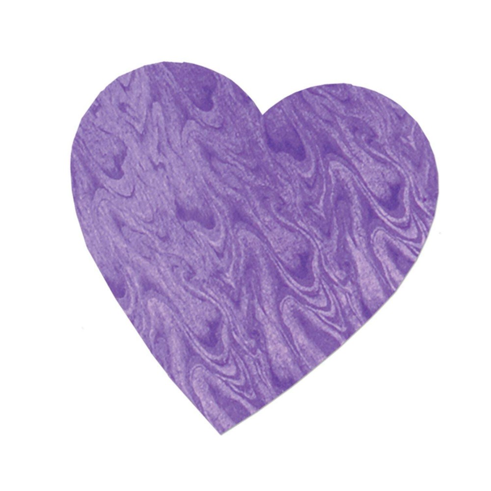 Beistle Purple Embossed Foil Heart Cutout – Valentines | Party Supply