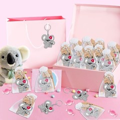 CiciBear 24 Pack Koala Keychains Party Decoration for Koala Themed Party, Ani…