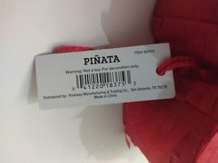 Pride Pinata LGBTQ Decoration Party Item New w/ Tag 4″