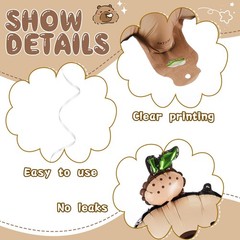 108 Pcs Capybara Party Decorations Capybara Balloon Arch Garland Kit Beige Br…