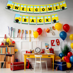 Welcome Back Banner Large, 10 Feet, No DIY | School Bus Welcome Sign | Welcome B