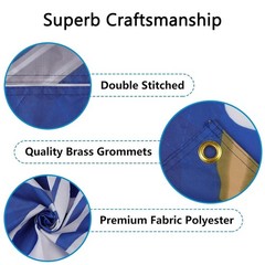 Happy Fathers Day Banner Decorations 70.9×45.3in Extra Large Size
