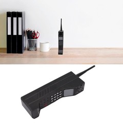 WGFOIP Retro Cell Phone Prop, 80s 90s Portable Brick Black