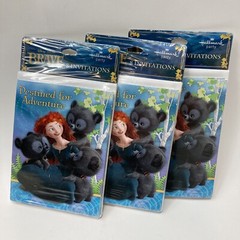 Hallmark Disney Pixar Brave Destined For Adventure Party Invitations 3 Packs