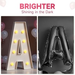 Marquee Letters 3 Feet Tall Large Light Up Letters U for 3FT 3FT Letter U