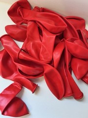 Balloon Garland Red, Black, Gold