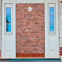 Brick Wall Backdrop,78.7″x 49.2″ Inch Door Curtain, Wizard Birthday Party Sup…