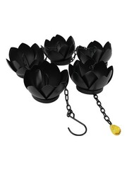Elegant Lotus Rain Chain for Efficient Outdoor Drainage 1 2 Meter Length