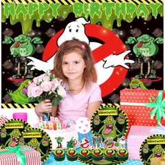 Ghostbusters Birthday Decor Party Supplies Plates Balloonw Cake Toppers Banner