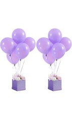 Hot Air Balloon Table Centerpiece (2 or 4 Sets) Purple