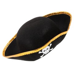 Pirate Costume Accessories Pirate Tricorn Kids Pirate Hat Pirate Roleplay Hat