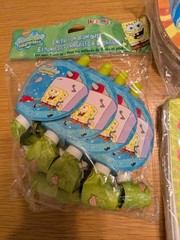 SpongeBob SquarePants Birthday Party Decorations Tablecover Plates Bags Etc