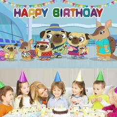 Chip and Potato Party Decorations Birthday Backdrop Banner Background 5x3ft
