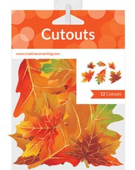 12 Special Autumn Leaves Table Confetti Sprinkle Thanksgiving Harvest Decoration